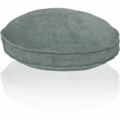 Farbenfreunde FRESH Frottee Stegkissen Rund - Mit Füllung - Ø 65 Cm - Höhe 10 Cm - Pine
