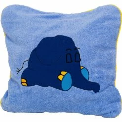 Smithy Blauer Elefant Kissenhülle - 40x40 Cm - Blau