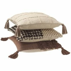 Tom Tailor Boho Check Kissenhülle - 45x45 Cm - Natur -HEY-SIGN Verkaufsshop 466522 big 5