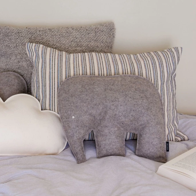 Hey-SIGN ELEFANT Kissen Mit Füllung - 40x30,5x7 Cm - Mango 4 Hey-SIGN ELEFANT Kissen Mit Füllung - 40x30,5x7 Cm - Mango - Image 2