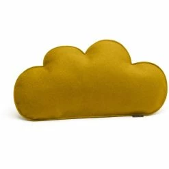 Hey-SIGN WOLKE Kissen Mit Füllung - 47,5x26x7 Cm - Mustard