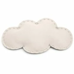 Hey-SIGN WOLKE Bodenkissen Mit Füllung - 95x55x13 Cm - Wollweiß