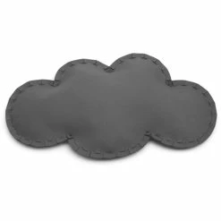 Hey-SIGN WOLKE Bodenkissen Mit Füllung - 95x55x13 Cm - Taubengrau