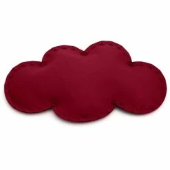 Hey-SIGN WOLKE Bodenkissen Mit Füllung - 95x55x13 Cm - Bordeaux