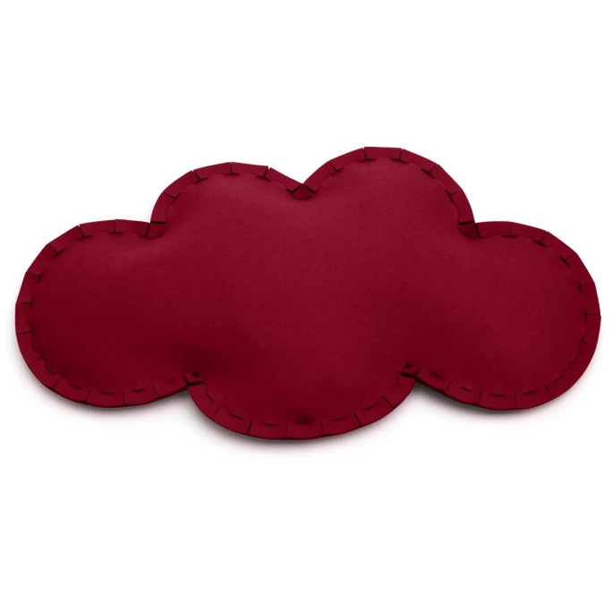 Hey-SIGN WOLKE Bodenkissen Mit Füllung - 95x55x13 Cm - Bordeaux 3 Hey-SIGN WOLKE Bodenkissen Mit Füllung - 95x55x13 Cm - Bordeaux
