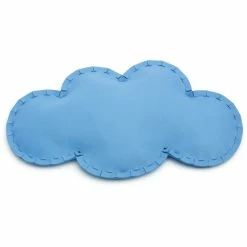 Hey-SIGN WOLKE Bodenkissen Mit Füllung - 95x55x13 Cm - Himmel