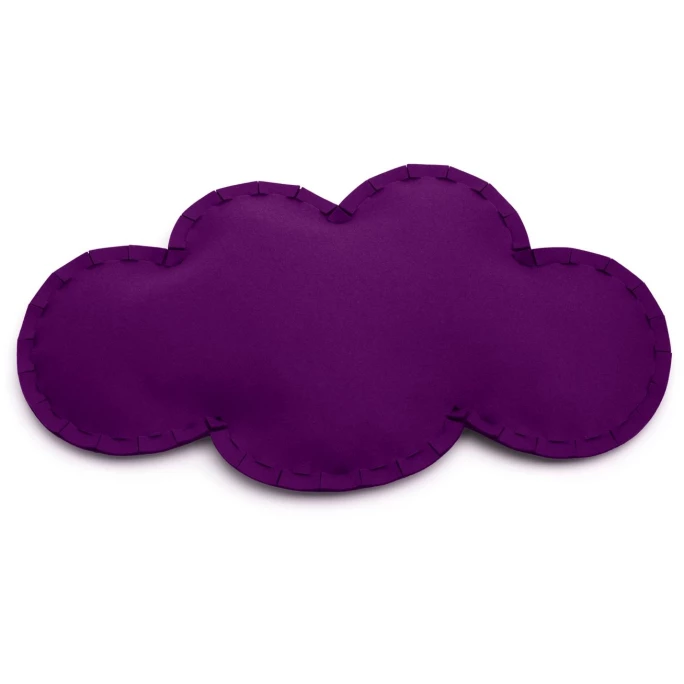 Hey-SIGN WOLKE Bodenkissen Mit Füllung - 95x55x13 Cm - Pflaume 3 Hey-SIGN WOLKE Bodenkissen Mit Füllung - 95x55x13 Cm - Pflaume