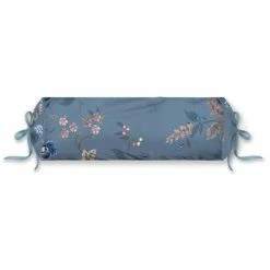 Pip Studio Kawai Flower Nackenrolle Mit Füllung - Ø 22 X 70 Cm - Blau