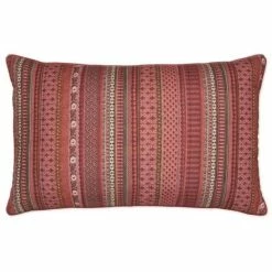 Pip Studio Ribbon Quilted Kissen Mit Füllung - 45x70 Cm - Rot