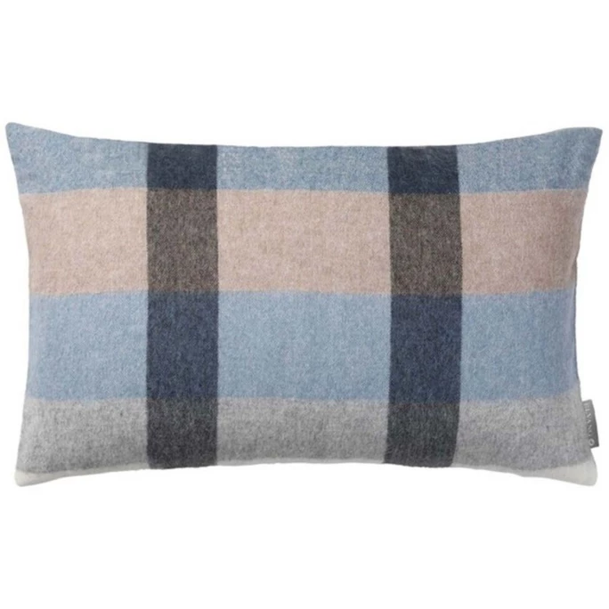 Elvang Denmark Elvang Intersection Kissenhülle - 30x50 Cm - Ocean Blue/white/grey 3 Elvang Denmark Elvang Intersection Kissenhülle - 30x50 Cm - Ocean Blue/white/grey