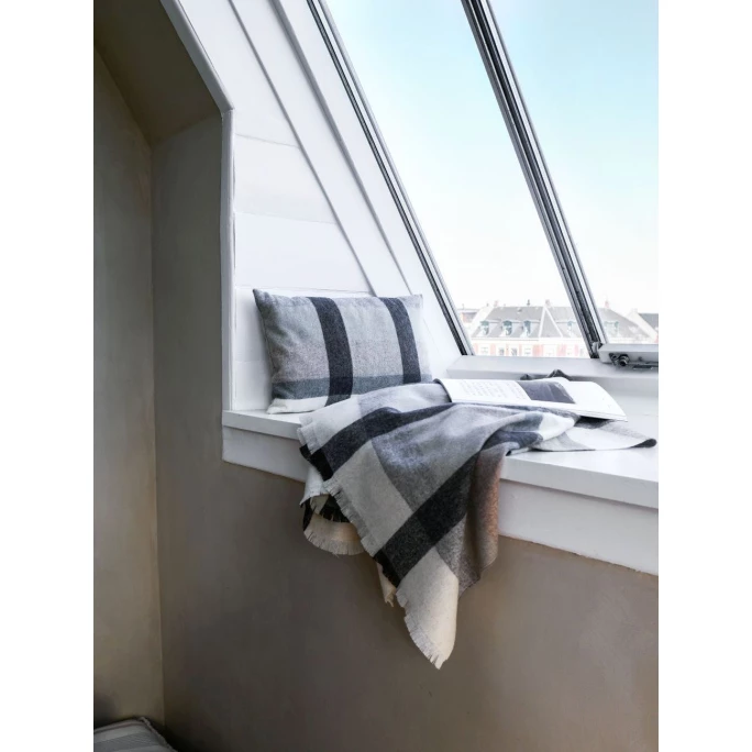 Elvang Denmark Elvang Intersection Kissenhülle - 30x50 Cm - Ocean Blue/white/grey 4 Elvang Denmark Elvang Intersection Kissenhülle - 30x50 Cm - Ocean Blue/white/grey - Image 2