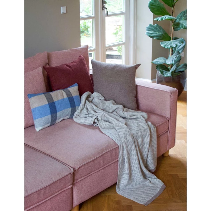 Elvang Denmark Elvang Intersection Kissenhülle - 30x50 Cm - Ocean Blue/white/grey 8 Elvang Denmark Elvang Intersection Kissenhülle - 30x50 Cm - Ocean Blue/white/grey - Image 6