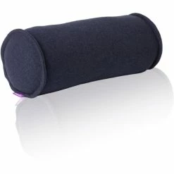 Farbenfreunde Vi Cotton Nackenrollen-Kissenbezug - Ø 15 Cm - Länge 40 Cm - Black Rose