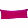 Farbenfreunde TOHUWABOHU Lang-Kissen Aus Nicky-Stoff Mit Füllung - 40x100 Cm - Cranberry