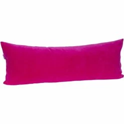 Farbenfreunde TOHUWABOHU Lang-Kissen Aus Nicky-Stoff Mit Füllung - 40x100 Cm - Cranberry