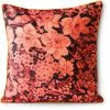 HK Living Printed Floral Kissen Mit Füllung - 50x50 Cm - Coral-black -HEY-SIGN Verkaufsshop 475765 big 0