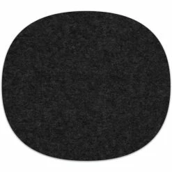 Hey-SIGN EAMES PLASTIC SIDECHAIR Sitzauflage - 4er Set - 4er Set - Größe 35x31 Cm - Graphit