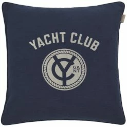 GANT YACHT CLUB Kissenhülle - 50x50 Cm - Evening Blue