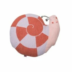 David Fussenegger JUWEL Tierform-Kissen Mit Füllung - 30x30 Cm - Schnecke - Terracotta