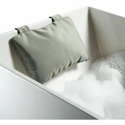 Decor Walther LOFT Nackenkissen - 32x21x7 Cm - Schilfgrau - Mit SAugnäpfen