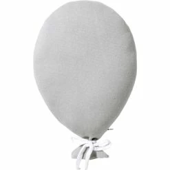 Nordic Coast Company Ballon Dekokissen - 40x25 Cm - Grau