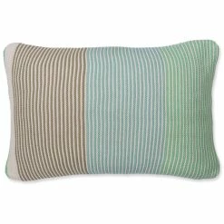 Pip Studio Blockstripe Kissen Mit Füllung - 40x60 Cm - Hellgrün